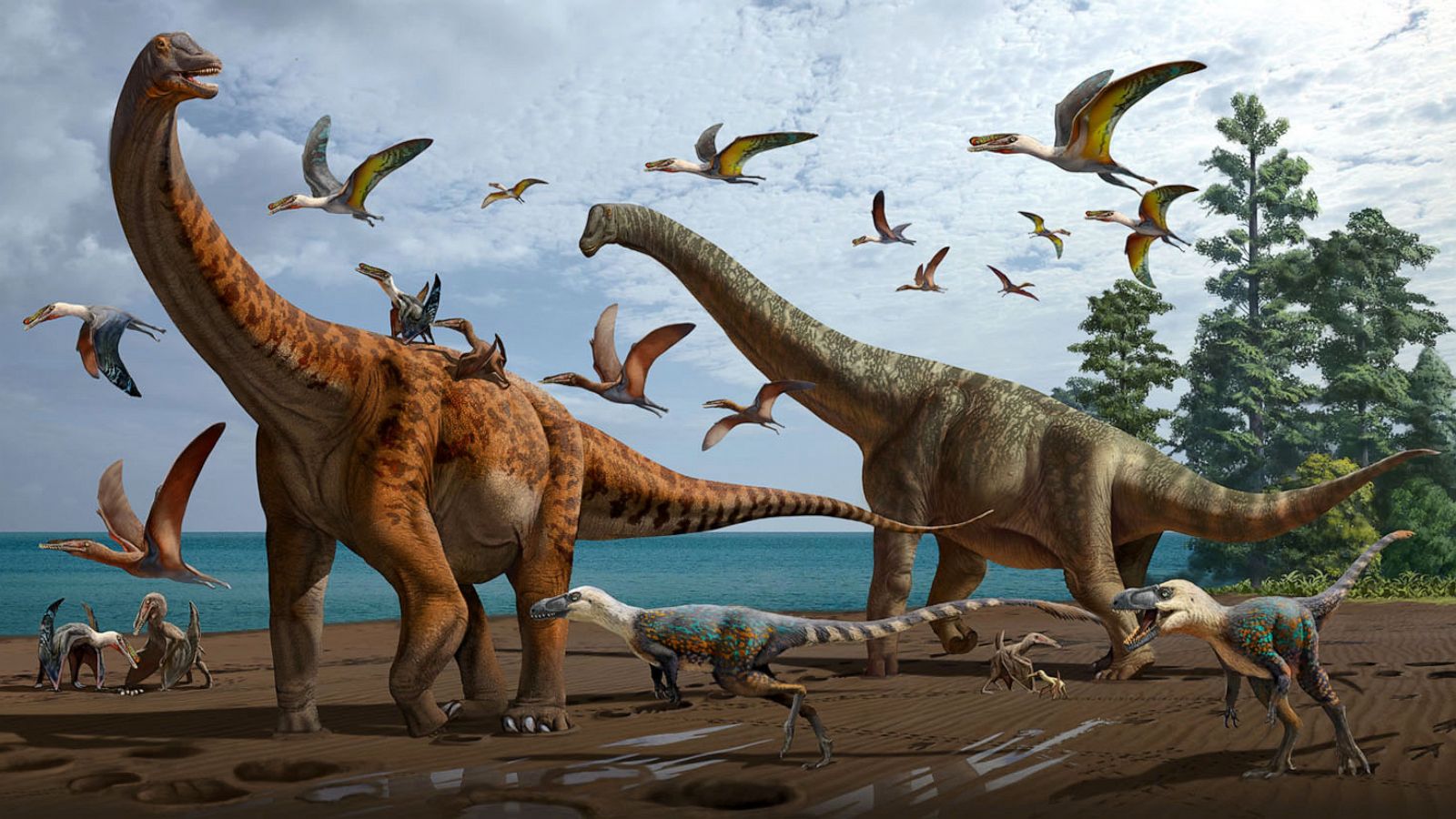Pesquisadores brasileiros e chineses descobrem duas novas espécies de dinossauros na China