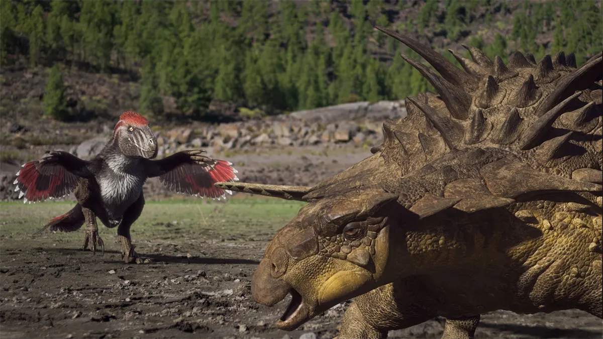 Dinossauros reinventados: BBC traz T-Rex com lábios e criaturas multicoloridas em nova versão de “Caminhando com Dinossauros”